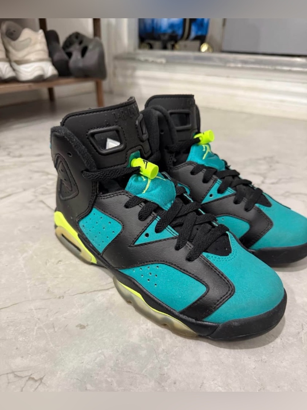 Retro Jordan 6 Turbo Green from 2014